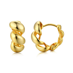 Aetolia Jewelry Factory Gold Color Hoop Aetolia For Women Small Big Circle Designer Korean Huggie Chunky Statement Silver Earrings