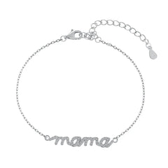 Aetolia Custom Hot Selling Bracelet Classic Mother'S Day Creative Mama Gift Anniversary Cz Cubic Zirconia S925 Sterling Silver Bracelet