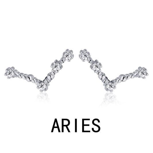 Aetolia Pisces Stud Earrings Wholesaler With Zircon 925 Silver Earrings For Women Luxury Earrings Trendy