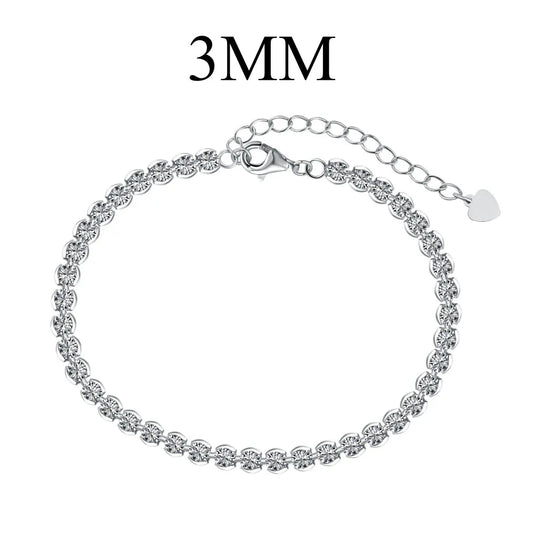 Aetolia Factory Supply Drop Shipping Bracelet Hiphop Iced Out Jewelry Bracelets S925 Silver Cubic Zircon Paved Tennis Bracelets Women