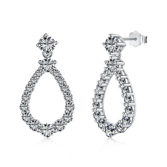 Aetolia New Trendy Jewelry S925 Sterling Silver Earring Heroes Pear Shaped Cz Cubic Zirconia Water Drop Earrings Personality