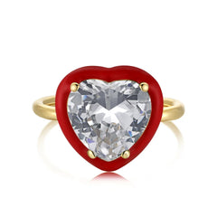 Aetolia Heart Original 9525 Silver Ring Diamond Gold Turkish Rings Men Bath Bomb With Man Radium Cubic Zirconia Design New Style