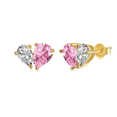 Aetolia Fancy Bridal Gemstone Zircon Flower Sterling Silver Women's Stud Earrings Wholesale Bulk Gold Statement Earrings Women Luxury