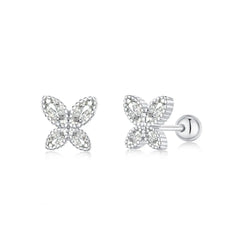 Aetolia big trend 18K gold plated stud earring jewelry set delicate S925 sterling silver butterfly earring