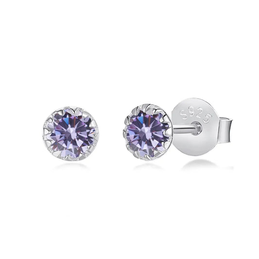 Aetolia Wholesale Small Mini Stone Rhodium Plated AAAAA Cubic Zirconia CZ s925 925 Sterling Silver Fine Stud Earrings jewelry Women