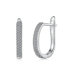 Aetolia Jewelry No Moq Wholesale Fine Jewelry 925 Sterling Silver Earring With Cz Cubic Zircon Hoop Huggies Earrings For Women