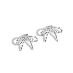 Aetolia In Stock New Arrival Bow Knot Ribbon Ear Stud Earrings Women S925 Sterling Sliver Earring Necklace Earring Jewelry Set