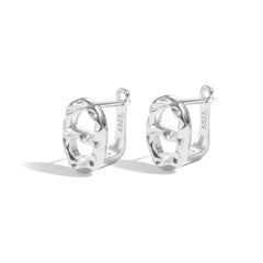 Aetolia Fine Jewelry New Design S925 Sterling Silver Hoop Huggies Earring Non Tarnish Pig Nose Shape Stud Earrings For Women