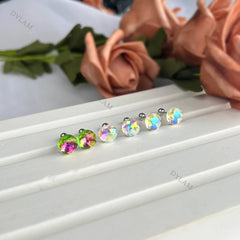 Aetolia Colorful Ball Pin Stud Earrings jewelry for Kids with secure ball screw pin studs earring for women