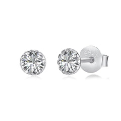 Aetolia Wholesale Small Mini Stone Rhodium Plated AAAAA Cubic Zirconia CZ s925 925 Sterling Silver Fine Stud Earrings jewelry Women