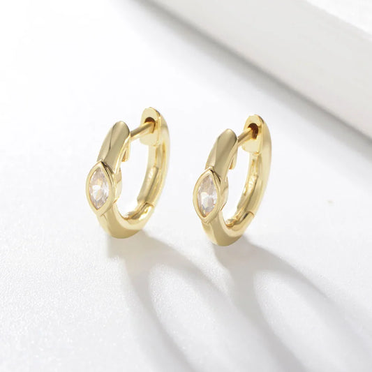 Aetolia Aetolia Hoop Earrings Jewelry Sliver Earing 925 Aetolia Gold Plated Hoops Cz Hoop Earring Gold