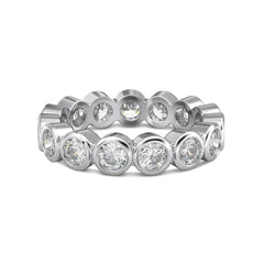 Aetolia New Style Shinning Exquisite Eternity Band Cz Cubic Zirconia Wedding Rings Jewelry Women 18K Gold 925 Sterling Silver Ring