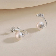 Aetolia Trendy S925 Sterling Silver Earrings Set For Women Fine Geometric Pearl Star Circle hook Earrings Jewelry Woman